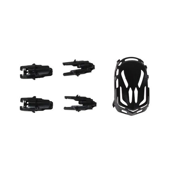 Haube + 4 Motorgondeln schwarz