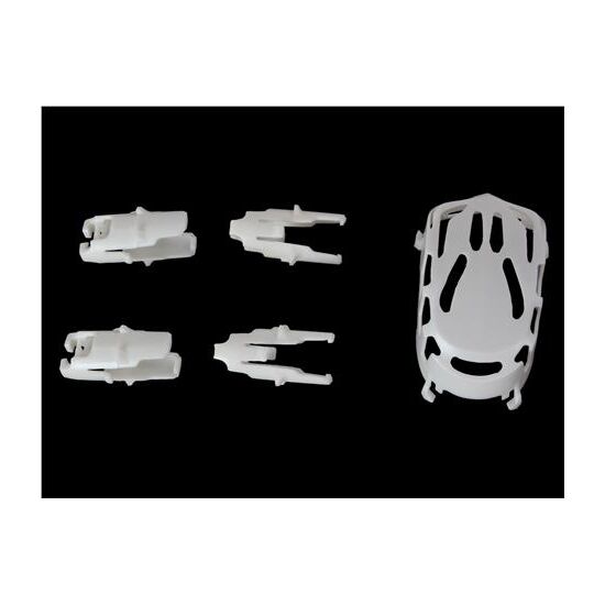 Haube + 4 Motorgondeln weiss