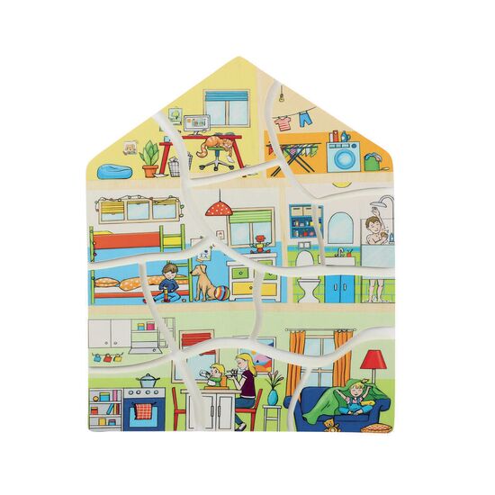 Lagen-Puzzle Zuhause, 3 image