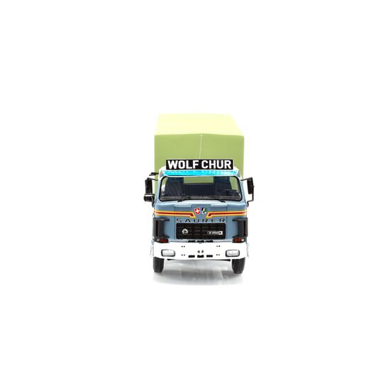 Saurer D250B Plateau bâche Peter Wolf Chur, 2 image