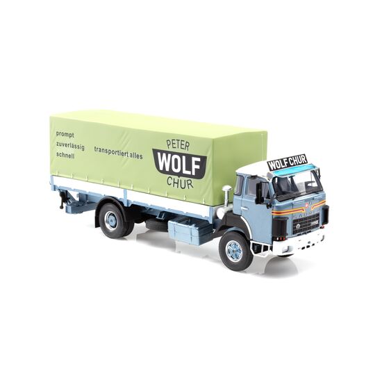 Saurer D250B Plateau bâche Peter Wolf Chur, 3 image