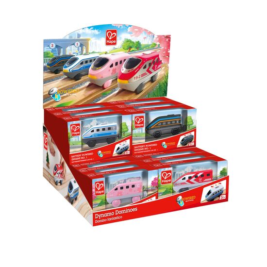 Coffret de locomotives Intercity à piles (4 pièces)