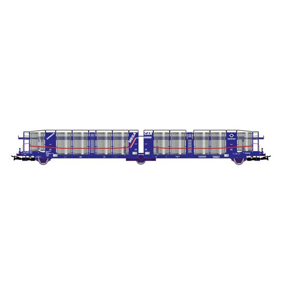 TRANSFESA/Pool Hispanauto 3-achsiger Autotransportwagen Laeks Mega Car Carrier Ep.V-VI