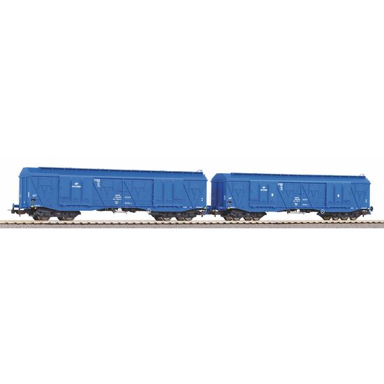 Coffret de 2 wagons marchandises de grande capacité 401Ka PKP VI