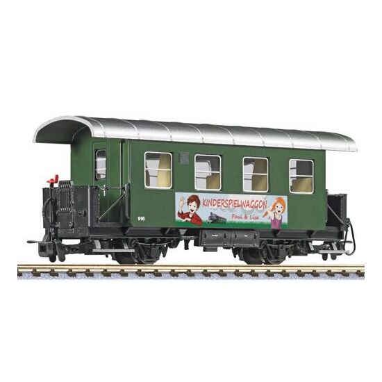 Voiture à 2 essieux. 916 WAGON DE JEUX POUR ENFANTS Waldvi
