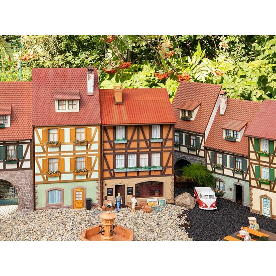Fachwerkhaus mit Schaufenster  Reliefmodell
