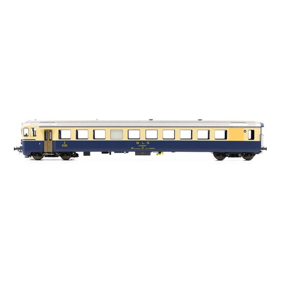 Voiture-pilote BLS pour trains de voitures Bt 947 bleue/beige Ep.V