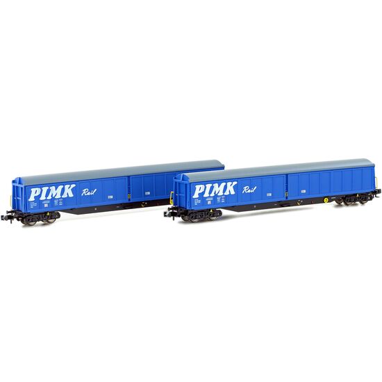 Coffret de 2 wagons à parois coulissantes Habis Pimk Rail Ep.VI