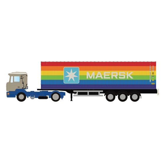 MAN F90 semi-remorque porte-conteneurs MAERSK