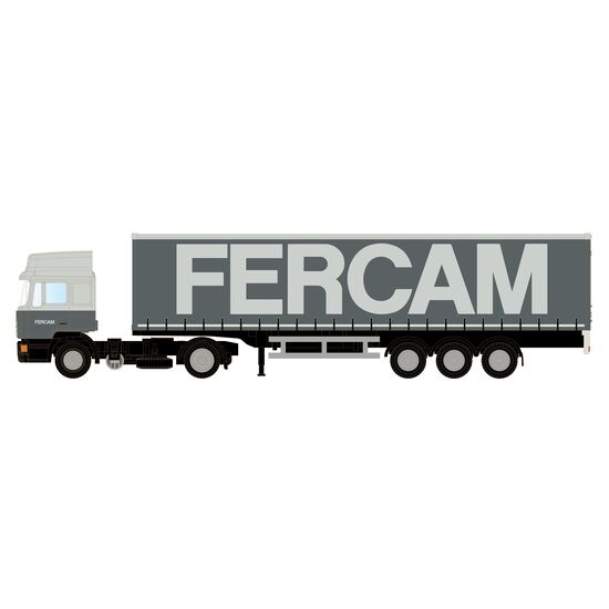MAN F90 Gardinenplanen-Sattelzug FERCAM (IT)
