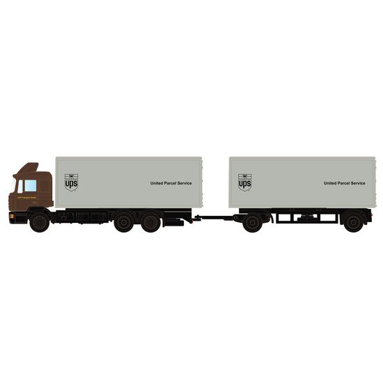 MAN F90 Tracteur de remorque à 3 essieux UPS