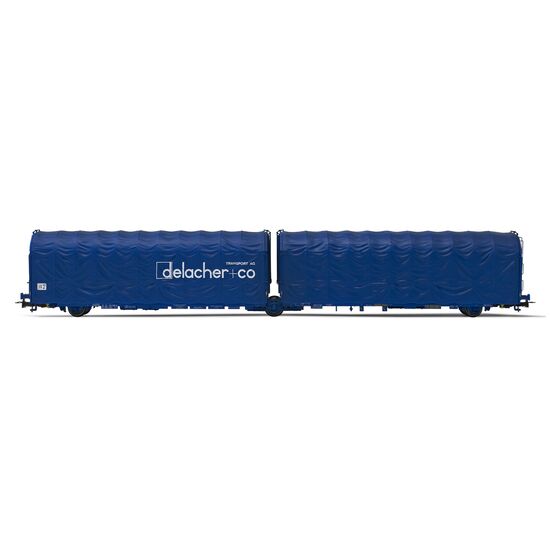3-achsiger Schiebeplanenwagen Lailps DELACHER + Co