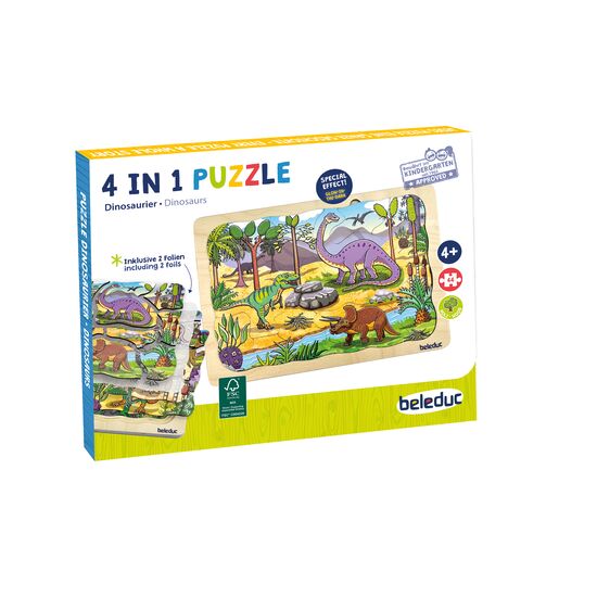 Lagen Puzzle Dinosaurier