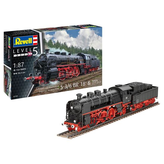Express locomotive  S3/6 BR18(5) with Tender 2‘2’T