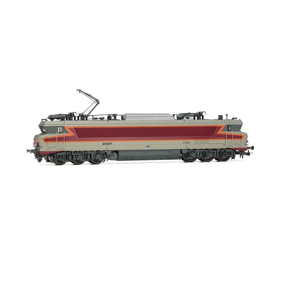 SNCF E-Loc CC 21001 rouge/gris logo Nudel Ep. IV