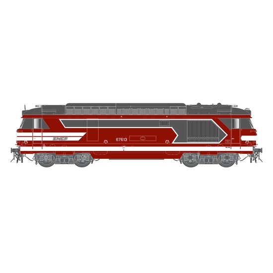 SNCF Diesellok BB 67413 rot  Ep. VI