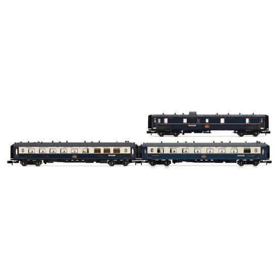 CIWL Set de 3 p. Coffret Edelweiss Pullman Express DD3 VP Fleche d'Or+ VPC Étoile du Nord Ep. II