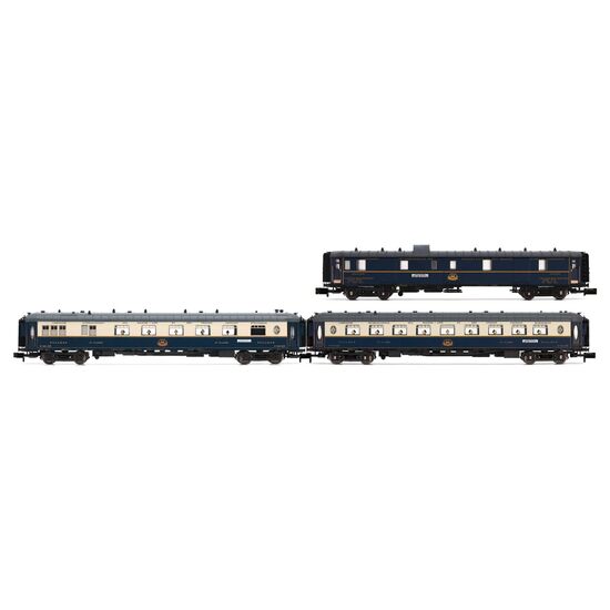 CIWL Set de 3 p. Coffret Edelweiss Pullman Express DD3 VPC Fleche d'Or + VP Étoile du Nord Ep. II