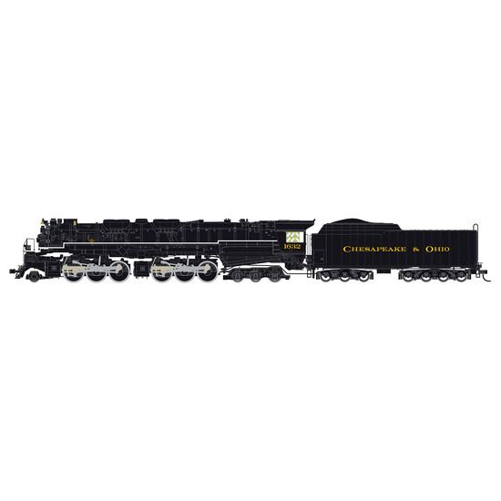 Cheseapeake &amp; Ohio Dampflok Allegheny 2-6-6-6  Nr. . 1632  DCS