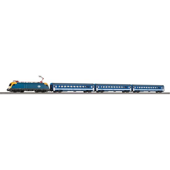 Coffret S locomotive électrique Taurus MAV + 3x voitures voyageurs MAV V voie A &amp; B