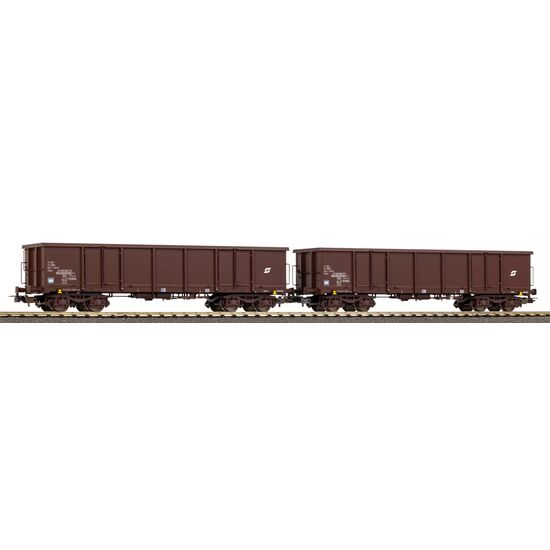 Coffret de 2 wagons à bords hauts Eaos ÖBB V