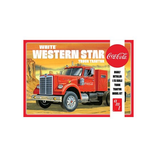 White Western Star Semi Tractor (Coca Cola)