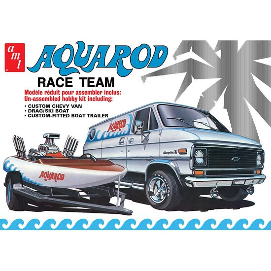 Aqua Rod Race Team 1975 Chevy Van Race Boat &amp; Trailer