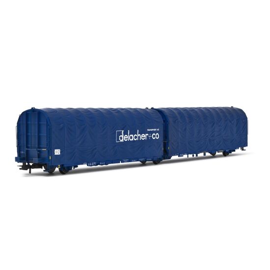 3-achsiger Schiebeplanenwagen Lailps DELACHER + Co, 2 image
