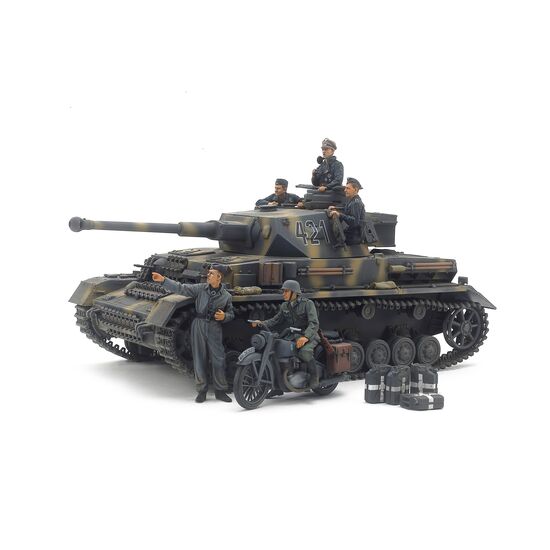 1/35 German Panzer IV Ausf. G Early Prod. &amp; Motorcycle Eastern Front, 2 image