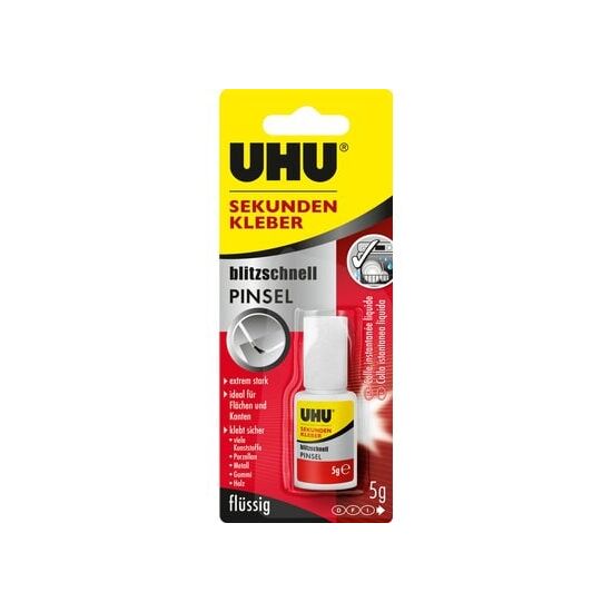 UHU Sekundenkleber mit Pinsel