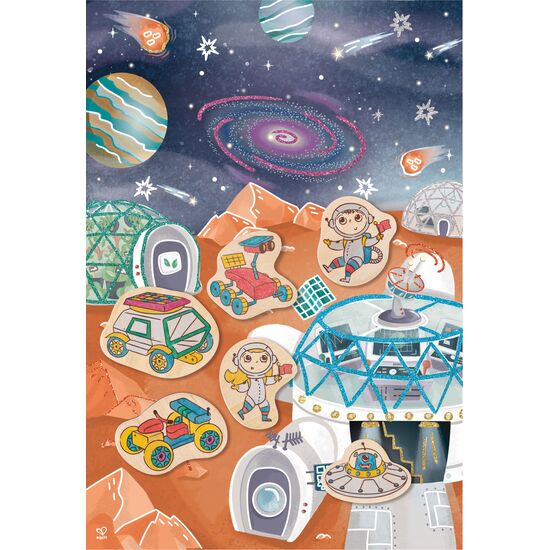 Peinture + kit de jeu La vie sur Mars, 3 image