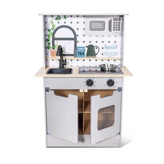 Kitchen Playset with Light &amp; Sound warm beige gray (Set de cuisine avec son et lumière gris cha, 2 image