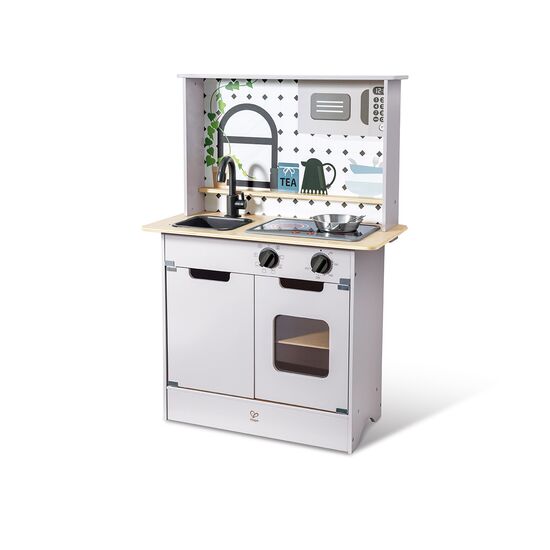 Kitchen Playset with Light &amp; Sound warm beige gray (Set de cuisine avec son et lumière gris cha, 3 image