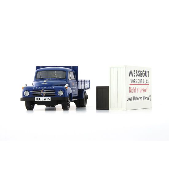 Borgward B1500 Pritsche Lloyd  blau, 3 image
