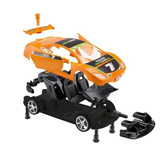 Junior Kit Pull Back Racing Car  orange, 2 image