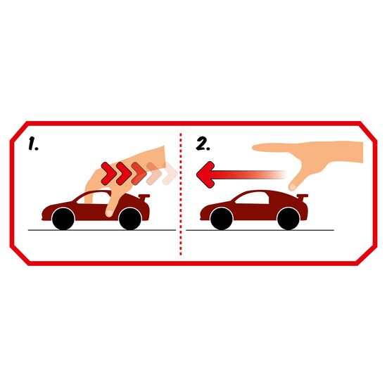 Junior Kit Pull Back Racing Car  orange, 3 image