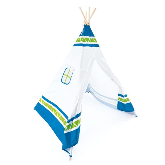 Tipi tente bleu, 2 image