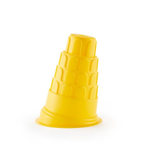 Schiefer Turm von Pisa Sandform  gelb