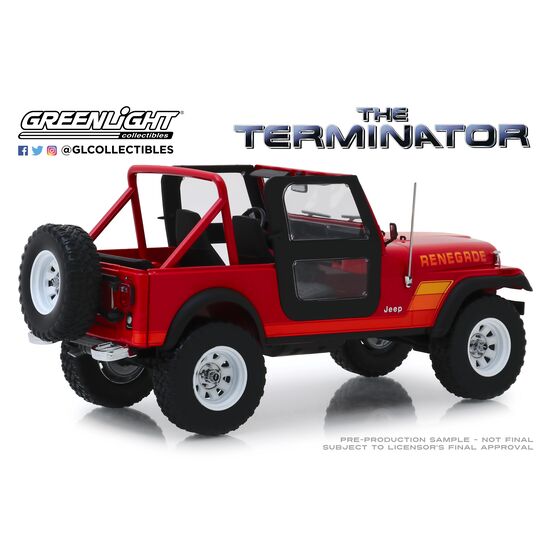 1983 Sarah Connors Jeep CJ-7 w/Sarah Connor Figurine, 2 image
