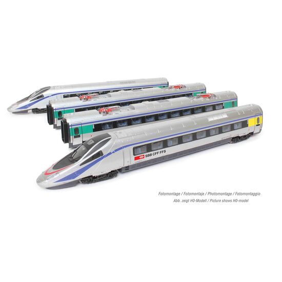 SBB/CIS train à 4 pièces. Train électrique ETR 610 DCS Sound Ep. IV