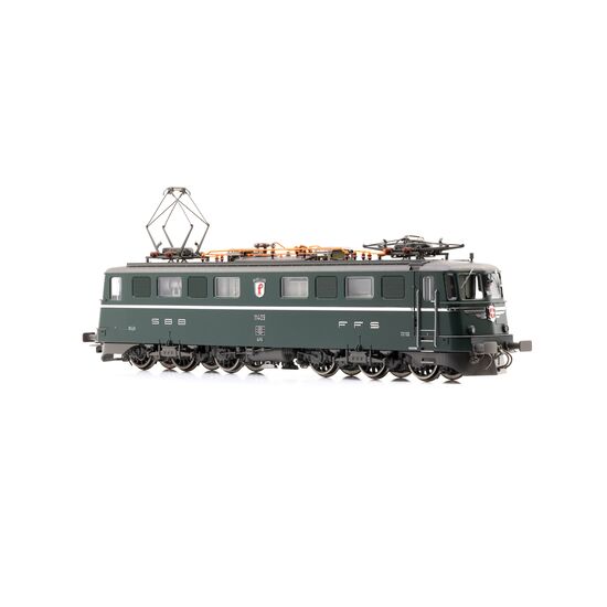 Locomotive cantonale CFF Ae 6/6 11409 BASELLAND verte Ep. IV DC, 3 image