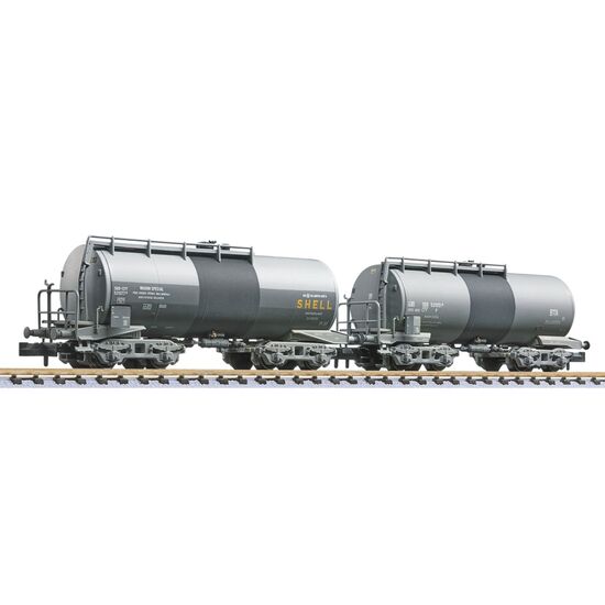 SBB-CFF Coffret de 2 wagons 4 essieux. Wagon-citerne B.T.A. Ep.III