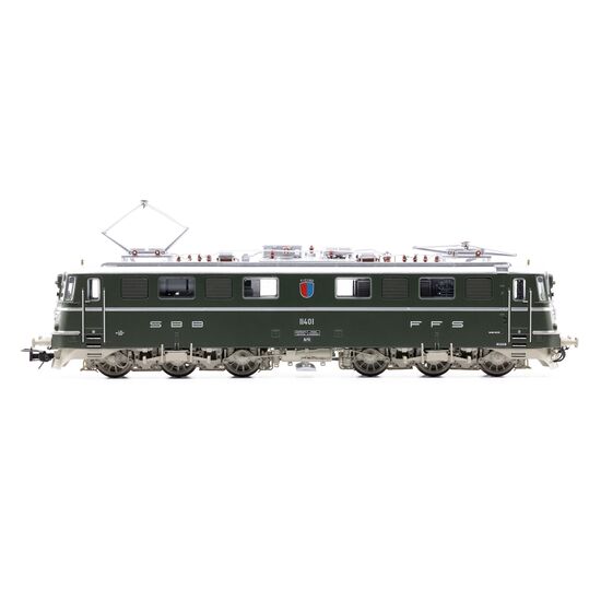 Locomotive électrique CFF Ae6/6 11401 Canton Ticino Vert sapin 1954 Ep III DC/AC, 2 image