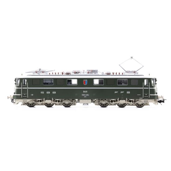 Locomotive électrique CFF Ae6/6 11401 Canton Ticino Vert sapin 1954 Ep III DC/AC