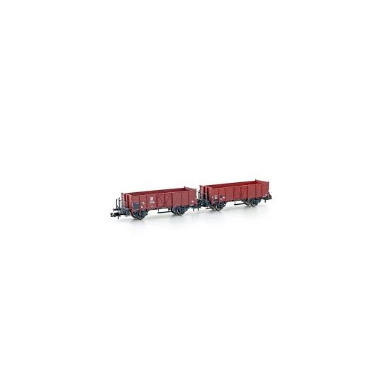 SBB 2 offene Güterwagen L6 Holz-Ausführung Ep.III