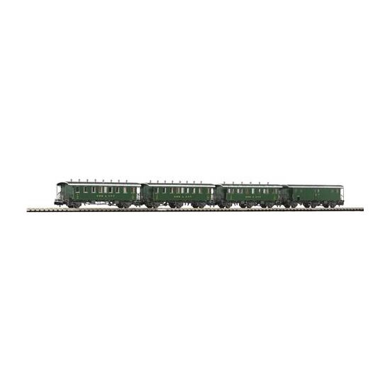 SBB 4 Oldtimer-Personenwagen B3, C, C3, F3 Ep.III SWISS EDITION - EXCLUSIV SCHWEIZ