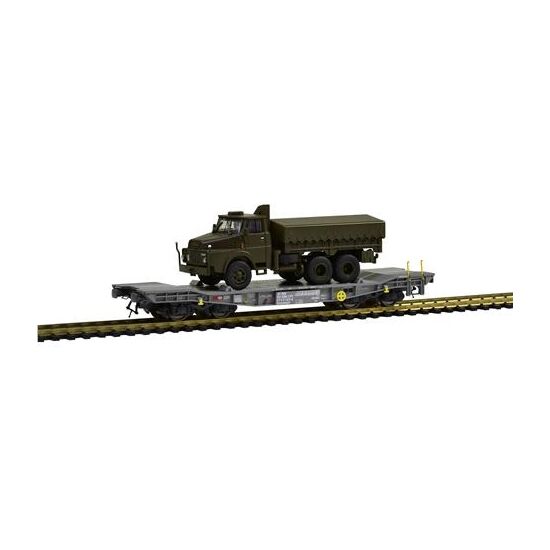 SBB PzTrsp-Wagen mit Henschel LKW HS 3-14 Rotzler SWISS EDITION - EXKLUSIV SCHWEIZ