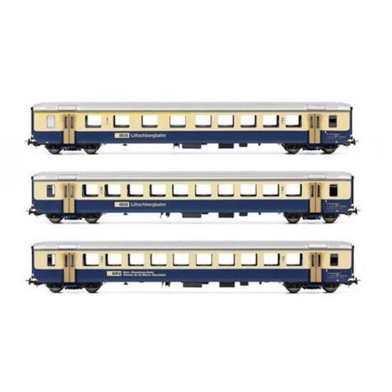 BLS 2 EW I AB+ B und 1 x BN B blau/beige AC Ep.V SWISS EDITION - EXKLUSIV SCHWEIZ