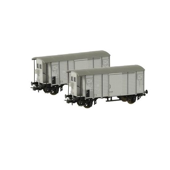 SBB 2 ged.Güterwagen K2 grau Bremserhaus Ep.II SWISS EDITION - EXKLUSIV SCHWEIZ