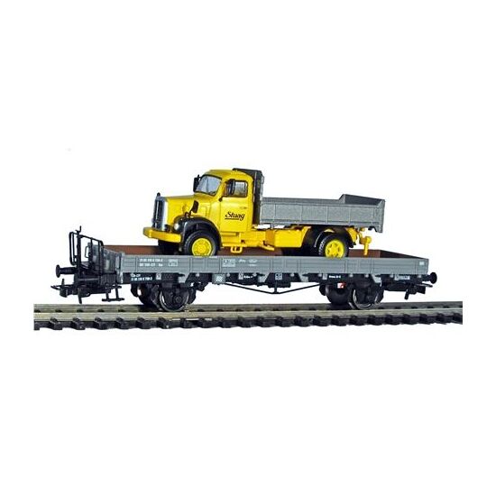 SBB Rungenwagen Km grau & Saurer 5DM Kipper STUAG SWISS EDITION - EXKLUSIV SCHWEIZ